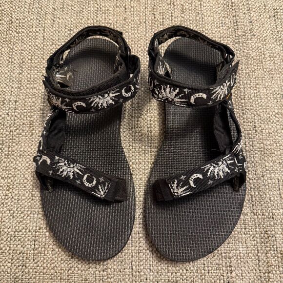 Teva Women's Monochrome Patterned Sandals - Picture 1 of 9